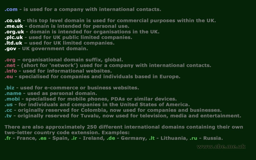 domain-suffixes